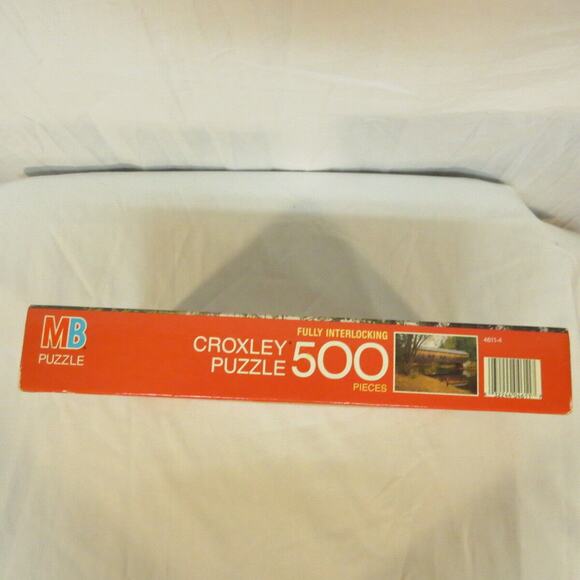 New Milton Bradley Croxley Puzzles Fully Interlocking 500‎ Pcs Hemlock Bridge ME - Picture 3 of 4